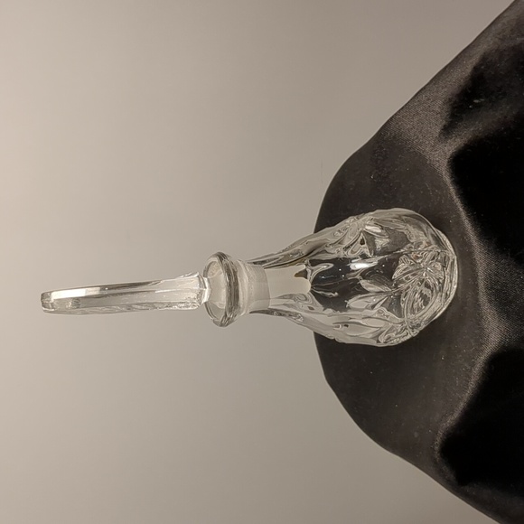 Crystal Princess House EMPTY Perfume bottle w/stopper.Sticker attached. Like new - Picture 2 of 5